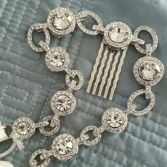 Bridal Jeweled Headpiece - Picture 2 of 6